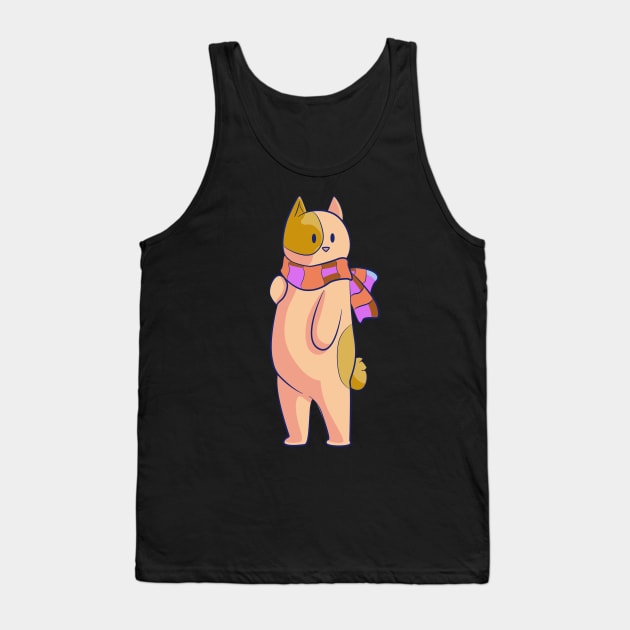 Funny Cat Tank Top by Shreedigital 